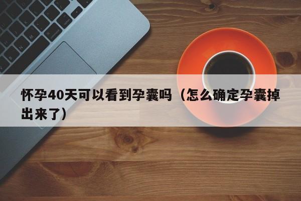 怀孕40天可以看到孕囊吗（怎么确定孕囊掉出来了）